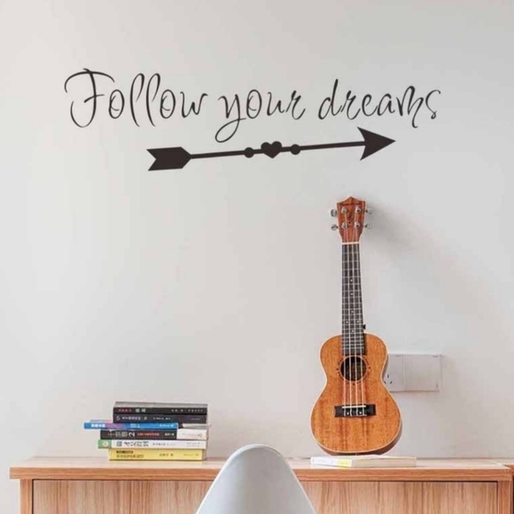 Vinyl Wall Decal FOLLOW YOUR DREAMS - Picture 3 of 6